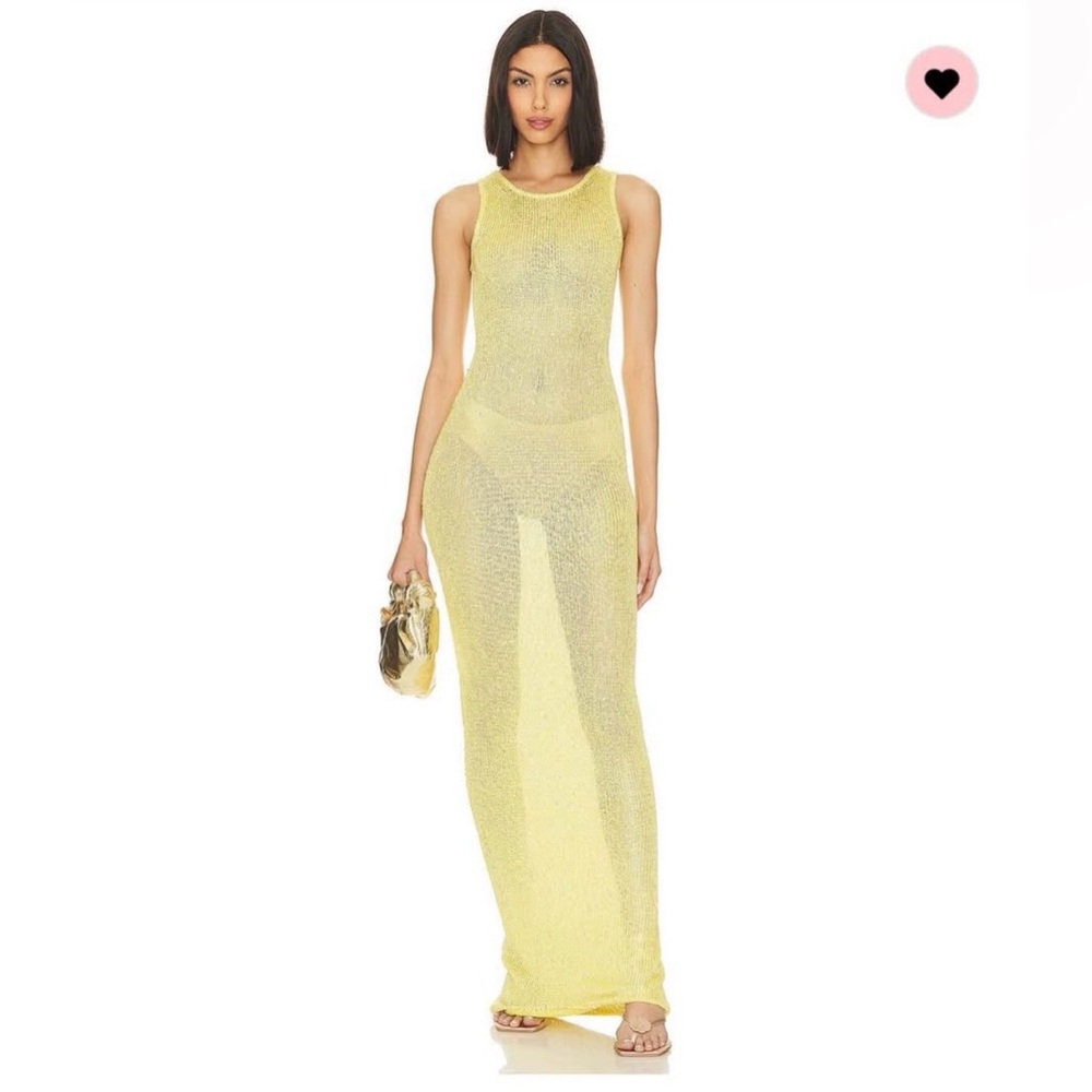 Asta Resort Natalia Dress in Chartreuse Sequin
